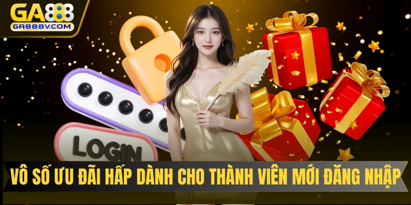 Vô số ưu đãi hấp dành cho thành viên mới đăng nhập